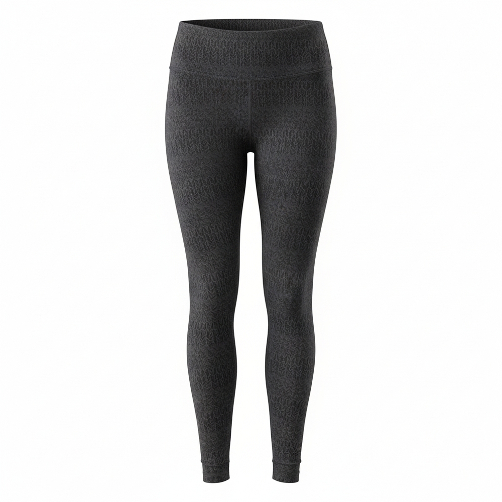 Vuori Women’s Blue Geo‎ Performance Leggings — Pocket Stretch Workout Legging